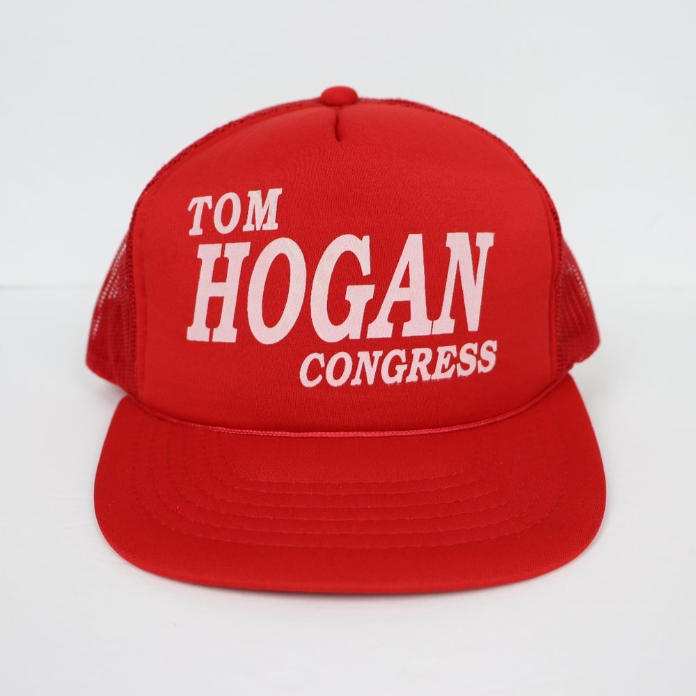Tom Hogan Congress Vintage Showcase Caps & Visors By Yuppong Snapback Red Hat